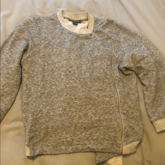 Theory Sonan Asymmetrical Sweater Sweatshirt - Picture 4 of 5